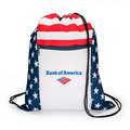 Patriotic Drawstring Backpack